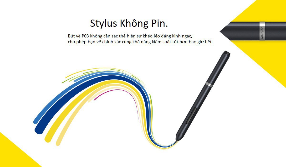 Bảng Vẽ Điện Tử XP-Pen Star05 8x6 inch Wireless, 6 Nút Cảm Ứng, Bút Stylus Không Sạc Chính Hãng (Tặng Găng Tay Họa Sĩ)