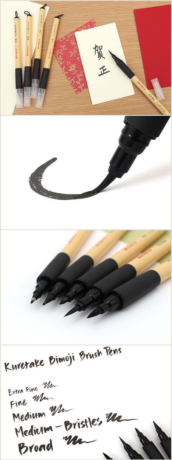 Bút Đầu Cọ Chuyên Vẽ Tranh Minh Họa Illustrator Kuretake Zig Bimoji Fude Pen XT-10S