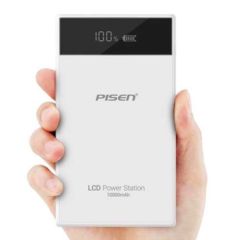 Pin sạc dự phòng Pisen LCD Power Station 10000 mAh