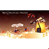 Thiệp Giáng Sinh Chữ Nhật XMAS Fantasy 01