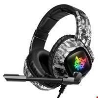 TAI NGHE CHƠI GAME ONIKUMA K19 CÓ ĐÈN LED RGB - MÀU RẰN RI