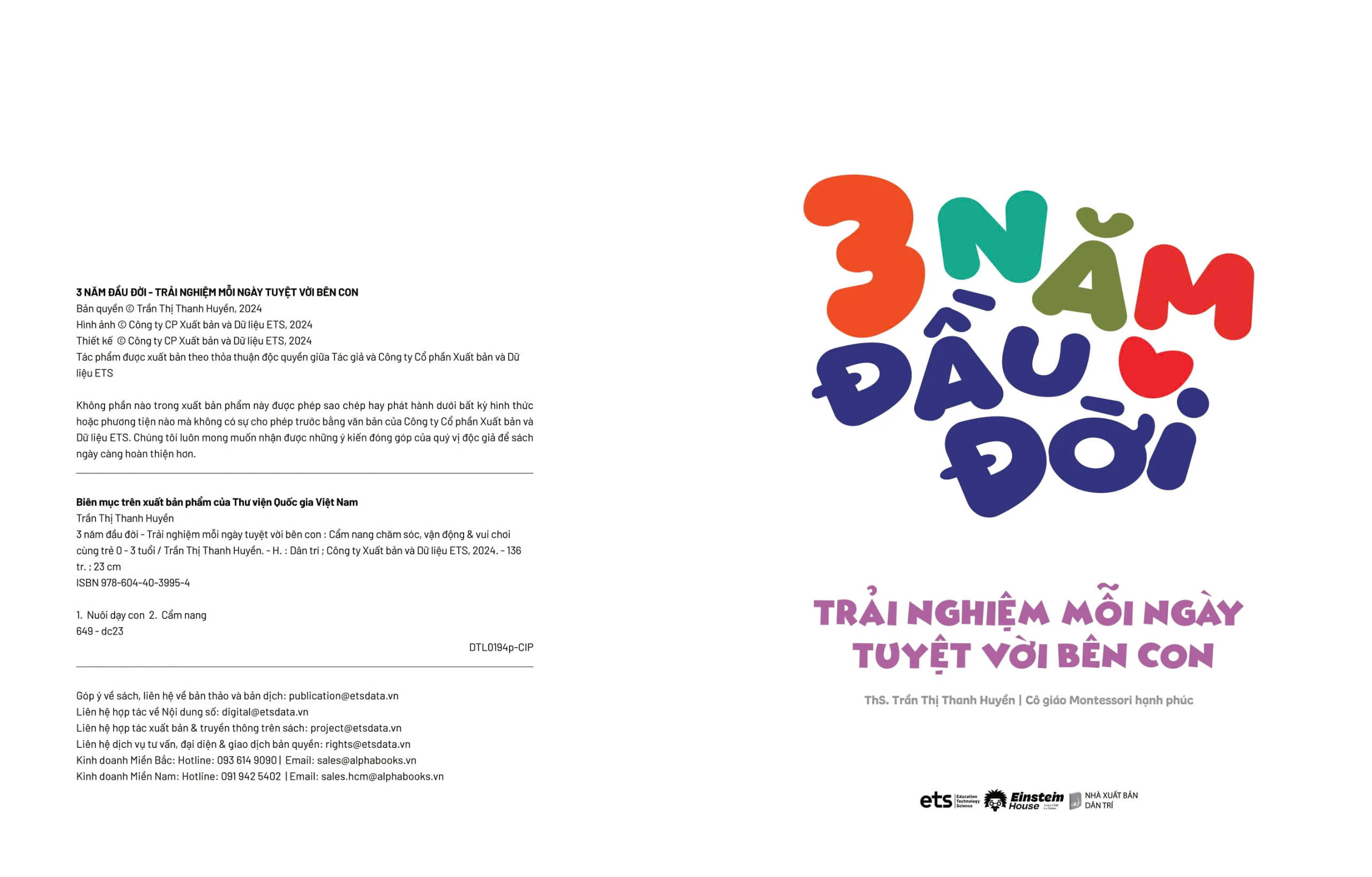3 Năm Đầu Đời - Trải Nghiệm Mỗi Ngày Tuyệt Vời Bên Con - ảnh 3