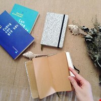 Sổ Tay Bìa Bọc Vải Lá Thư - Size Nhỏ