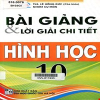 Bài Giảng Và Lời Giải Chi Tiết Toán 10 - Hình Học