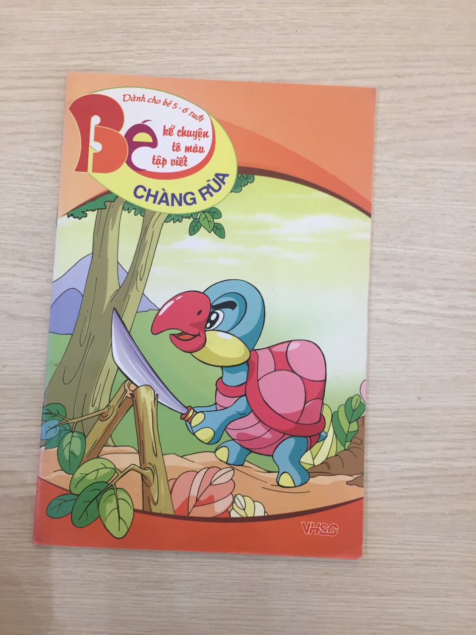 Bé kể chuyện, tô màu, tập viết (Dành cho bé 5 - 6 tuổi) -  Chàng rùa - ảnh 3