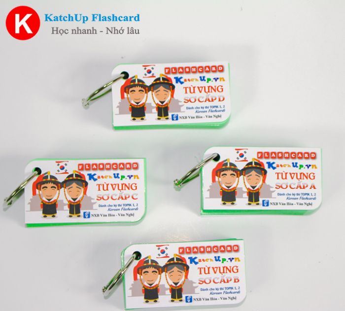 COMBO trọn bộ KatchUp Flashcard Tiếng Hàn Sơ cấp - High Quality - ảnh 3