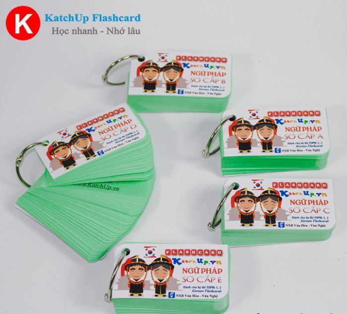 COMBO trọn bộ KatchUp Flashcard Tiếng Hàn Sơ cấp - High Quality - ảnh 4