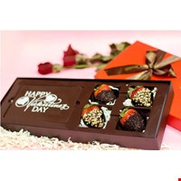 Dâu nhúng Chocolate Và Một Viên Nghệ Thuật - VNT- 41 - D'Art Chocolate