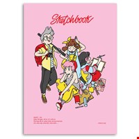 Sổ Vẽ Ký Họa Sketchbook Dạng Pad CMA Studio Giấy Italy 120gsm A4 Manga Comic - SA4PT02