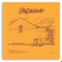 Sổ Vẽ Ký Họa Sketchbook Dạng Pad CMA Studio Giấy Italy 120gsm 21x21cm Phong Cảnh Và Con Người Việt Nam - SVPT03