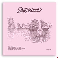 Sổ Vẽ Ký Họa Sketchbook Dạng Pad CMA Studio Giấy Italy 120gsm 21x21cm Phong Cảnh Và Con Người Việt Nam - SVPT05