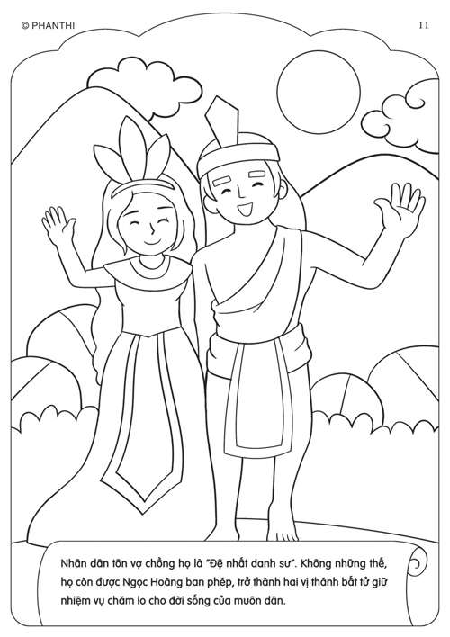 Tô Màu Bé Yêu Cổ Tích 4: Sơn Tinh – Thủy Tinh - ảnh 5