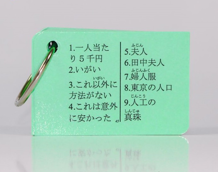 Flashcard Tiếng Nhật Từ Vựng N3 - Thẻ Học Tiếng Nhật Từ Vựng N3 