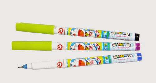 bút lông kim thiên long doraemon FL-08/DO ngòi 0.3 mm 3