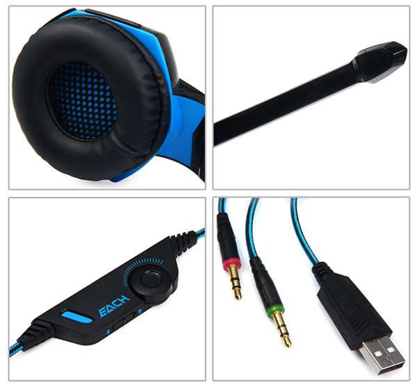 tai nghe headphone EACH G2000