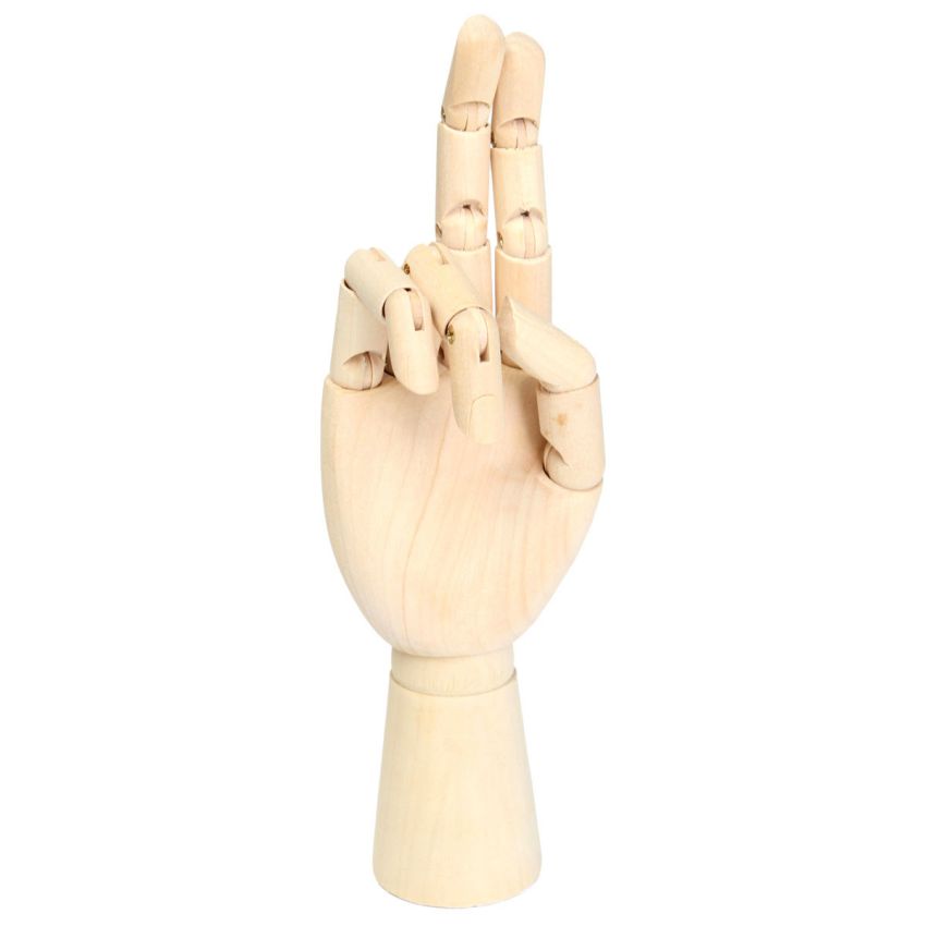 Mô Hình Bàn Tay Gỗ Người Nam Mỹ Thuật Kuelox (Artists Wooden Hand) 30cm