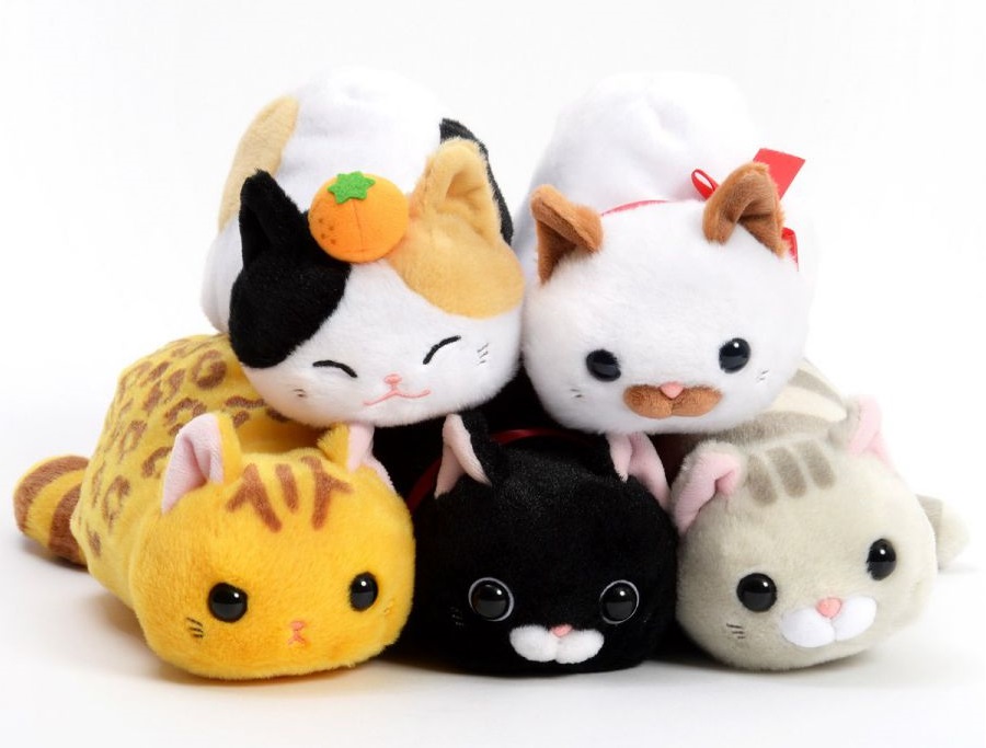  Bóp Thú Bông Đựng Bút Viết Hình Mèo Tsuchineko - Made In Japan