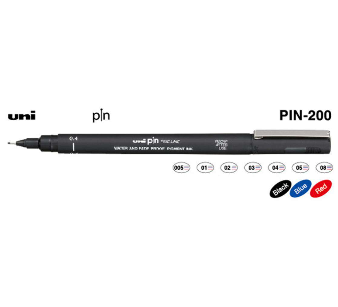 bút vẽ kỹ thuật uni pin 200