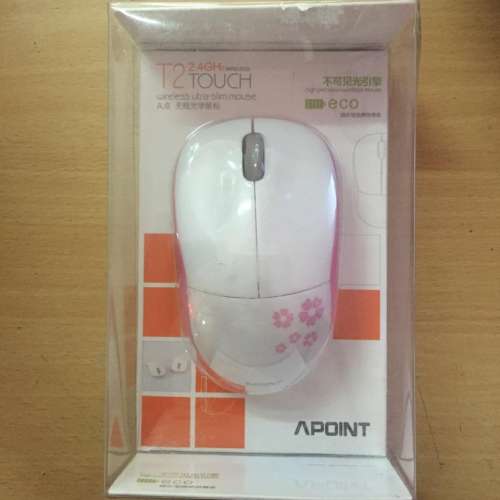 Chuột không dây Apoint T2 màu hồng