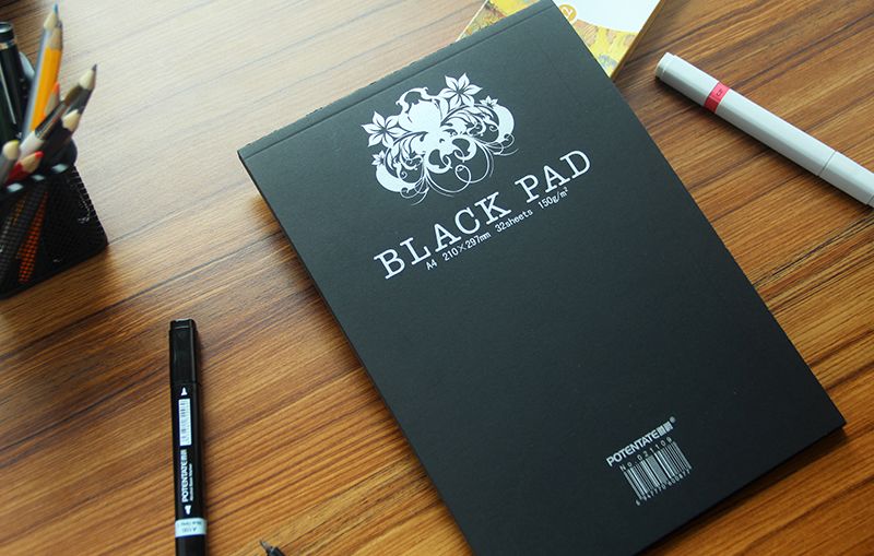 Sketchbook giấy đen