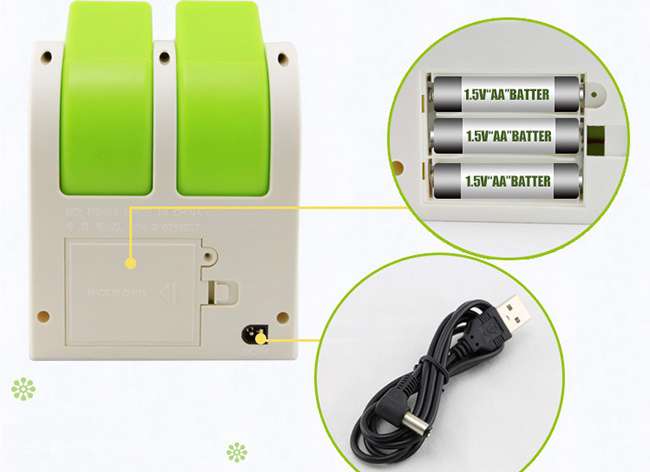 Quạt Điều Hòa Mini 2 Trong 1 Bằng Nước Đá Cực Mát Nguồn USB Và Pin AAA