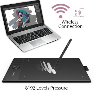 Bảng Vẽ Điện Tử XP-Pen Star03 12inch Bút Stylus Không Sạc