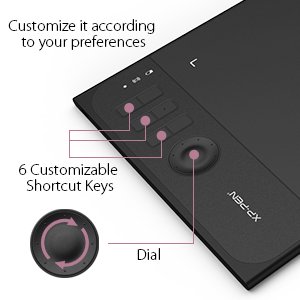Bảng Vẽ Điện Tử XP-Pen Star06 12inch Bút Stylus Không Sạc