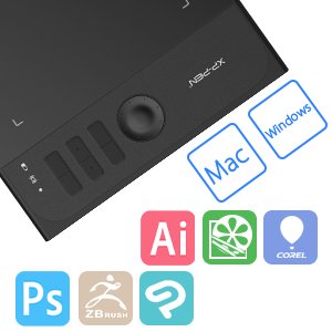 Bảng Vẽ Điện Tử XP-Pen Star06 wireless Bút Stylus Không Sạc